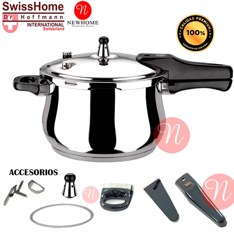 OLLA EXPRESS de 5.5 LITROS EN ACERO INOXIDABLE QUIRÚRGICO + OBSEQUIOS DE LUJO.