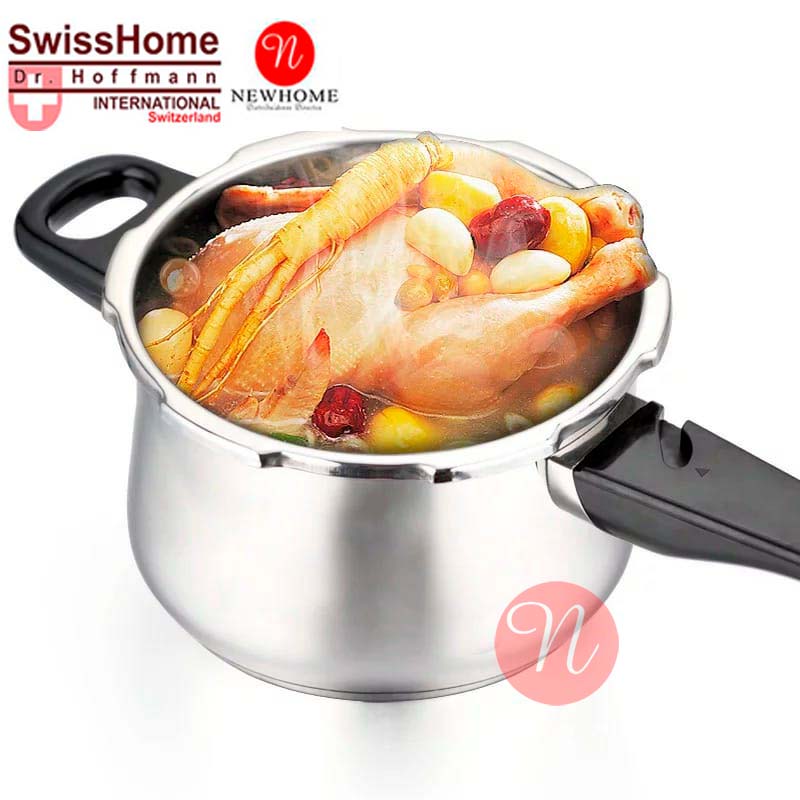 OLLA EXPRESS de 5.5 LITROS EN ACERO INOXIDABLE QUIRÚRGICO + OBSEQUIOS DE LUJO.