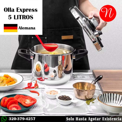 Olla Express de 5 Litros Maison Cook  Alemana