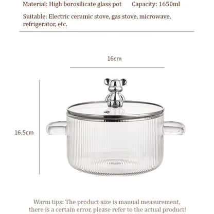 Olla de Vidrio 1.5 Litros