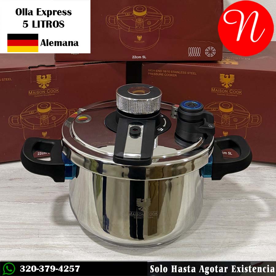 Olla Express de 5 Litros Maison Cook  Alemana